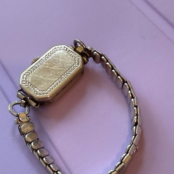 Bulova Silver-Tone Rectangular Watch - Picture 4 of 9